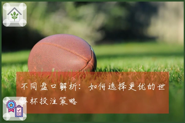 不同盘口解析:如何选择更优的世界杯投注策略
